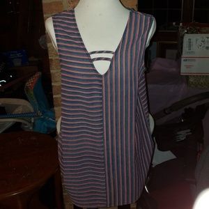 Lightweight Striped Tunic/ Tank